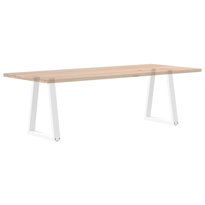 Eettafelpoten V-Vormig 50X(72-73,3) Cm Staal Wit 50 x (72-73) cm