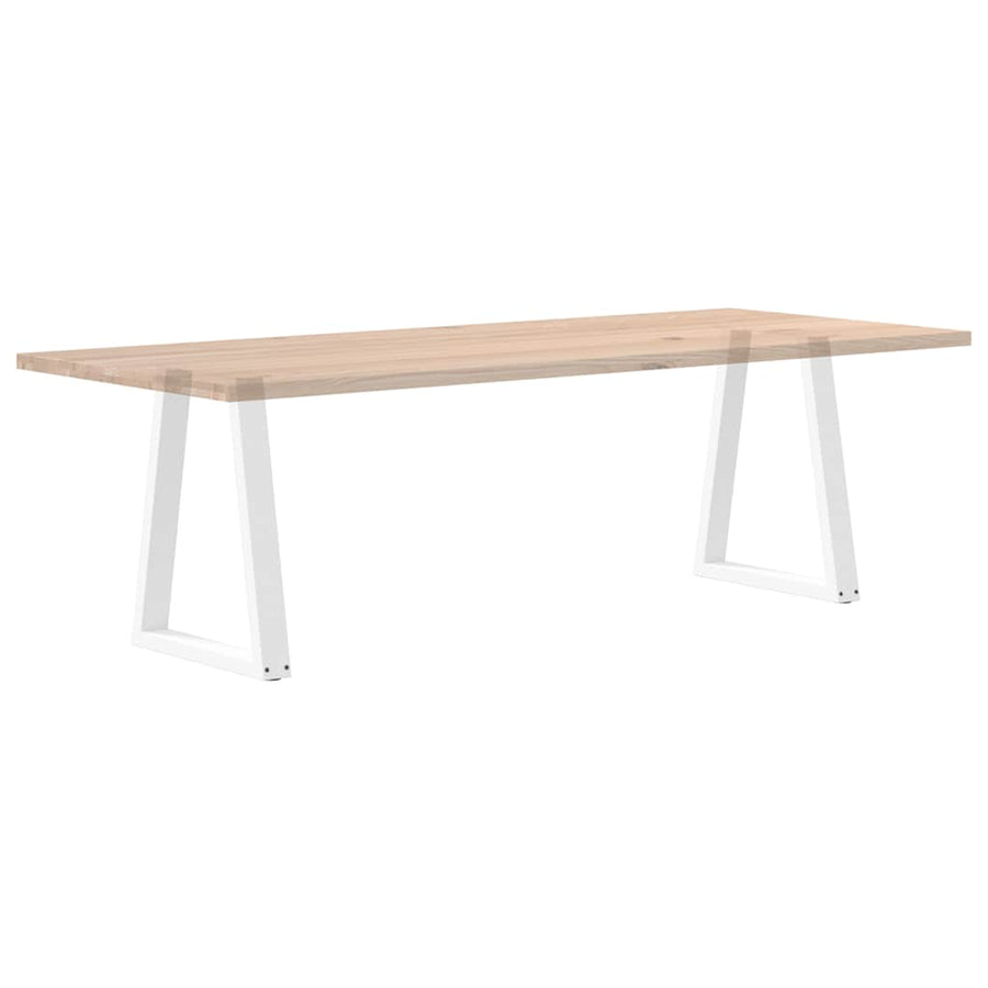 Eettafelpoten V-Vormig 50X(72-73,3) Cm Staal Wit 50 x (72-73) cm