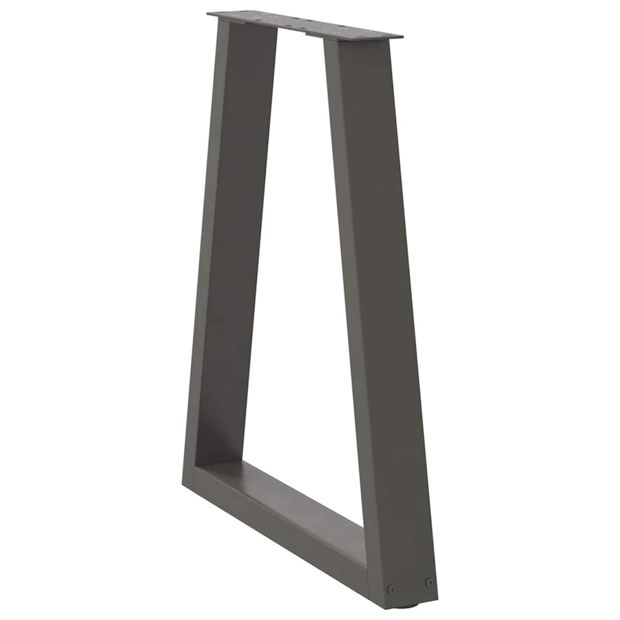 Eettafelpoten V-Vormig 50X(72-73,3) Cm Staal Antraciet 50 x (72-73) cm