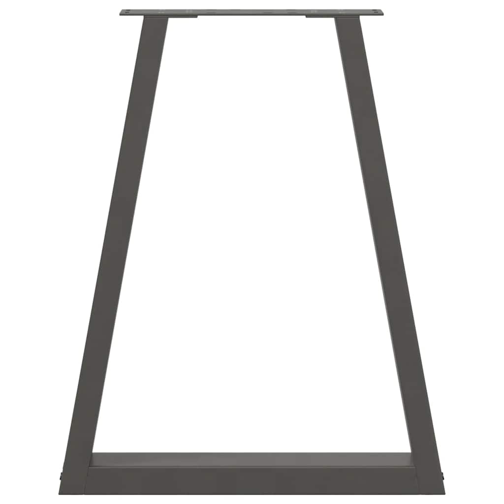 Eettafelpoten V-Vormig 50X(72-73,3) Cm Staal Antraciet 50 x (72-73) cm