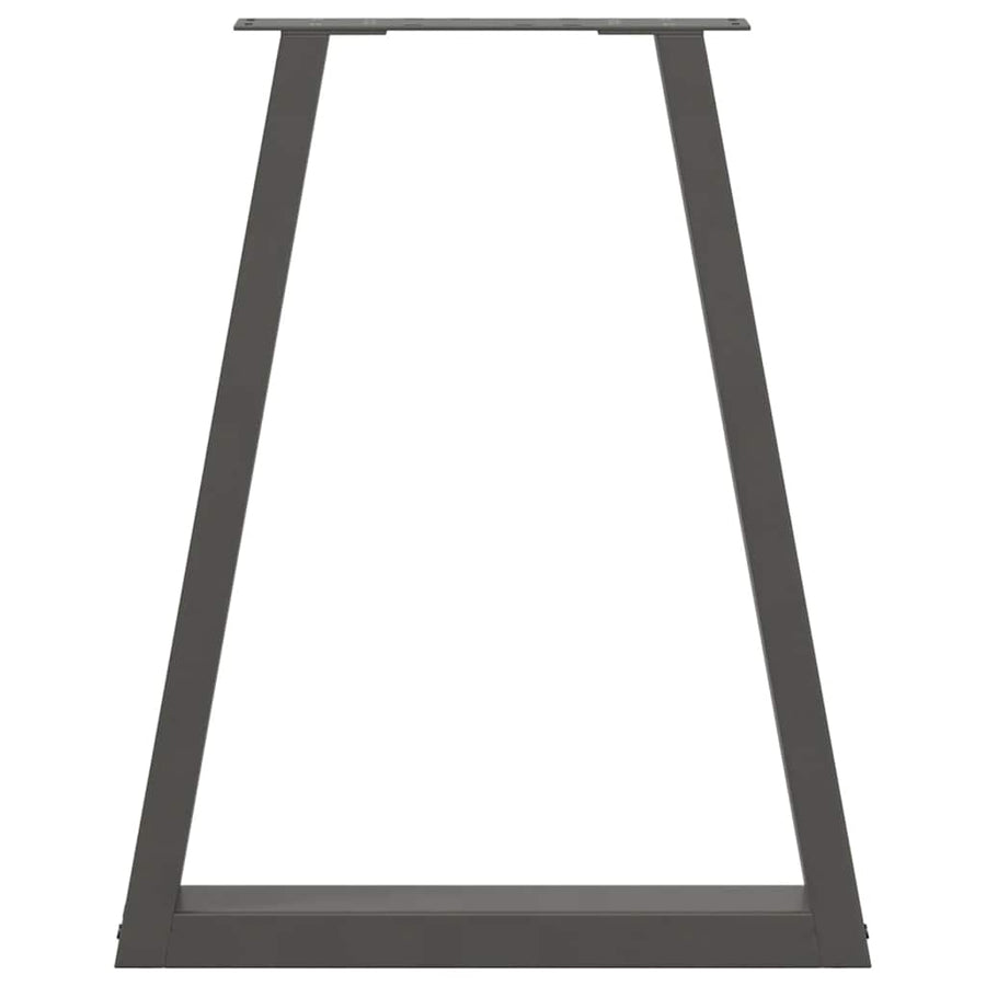 Eettafelpoten V-Vormig 50X(72-73,3) Cm Staal Antraciet 50 x (72-73) cm