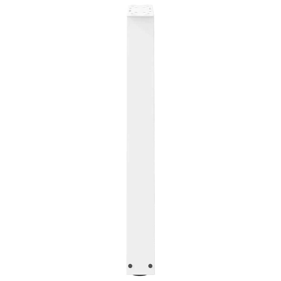 Eettafelpoten V-Vormig 60X(72-73,3) Cm Staal Wit 60 x (72-73) cm