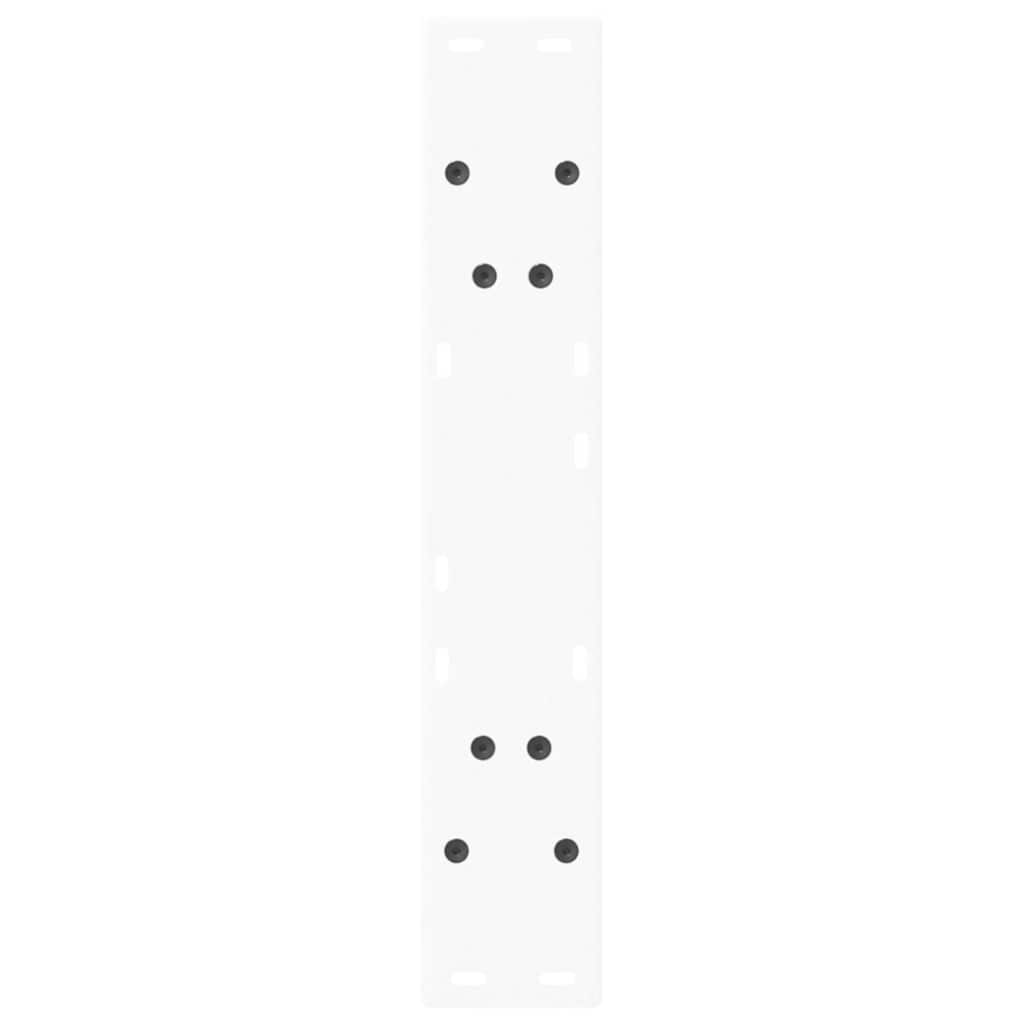 Eettafelpoten V-Vormig 60X(72-73,3) Cm Staal Wit 60 x (72-73) cm