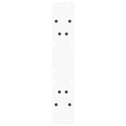 Eettafelpoten V-Vormig 60X(72-73,3) Cm Staal Wit 60 x (72-73) cm