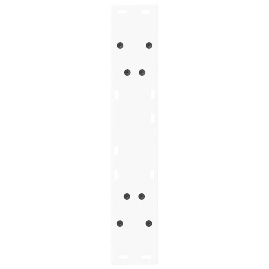 Eettafelpoten V-Vormig 60X(72-73,3) Cm Staal Wit 60 x (72-73) cm