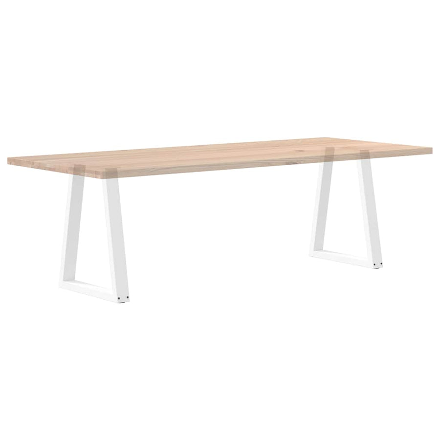 Eettafelpoten V-Vormig 60X(72-73,3) Cm Staal Wit 60 x (72-73) cm