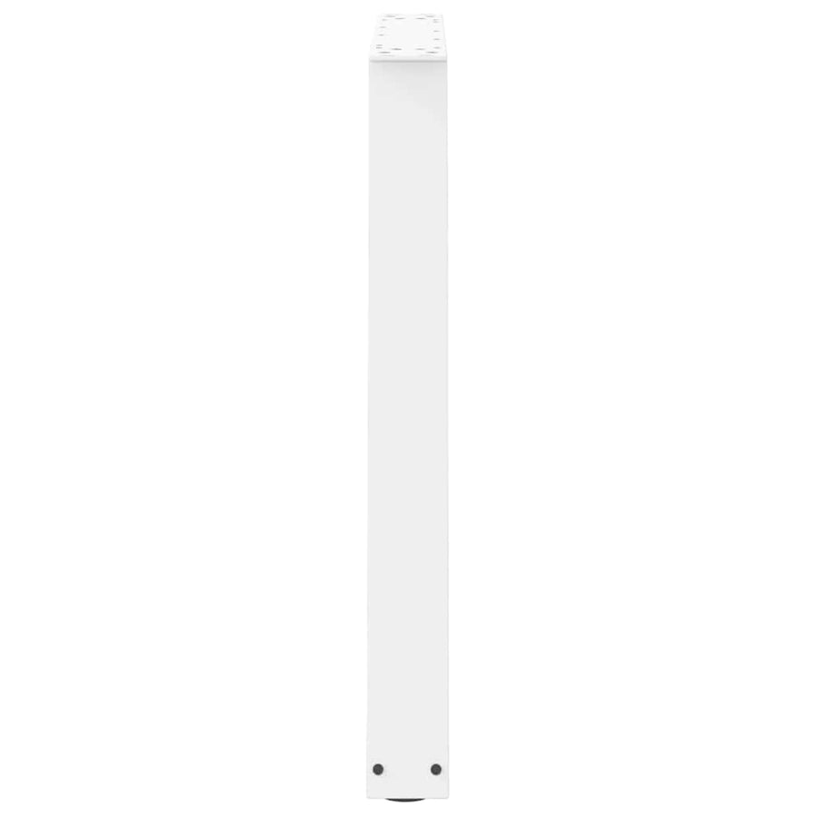 Eettafelpoten V-Vormig 70X(72-73,3) Cm Staal Wit 70 x (72-73.3) cm