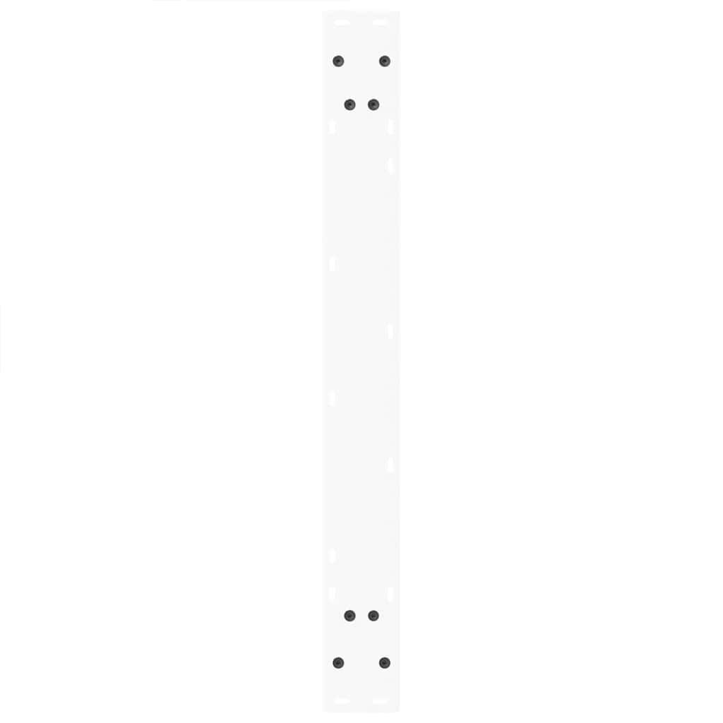 Eettafelpoten V-Vormig 70X(72-73,3) Cm Staal Wit 70 x (72-73.3) cm