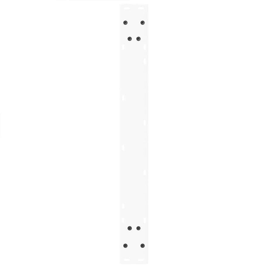 Eettafelpoten V-Vormig 70X(72-73,3) Cm Staal Wit 70 x (72-73.3) cm