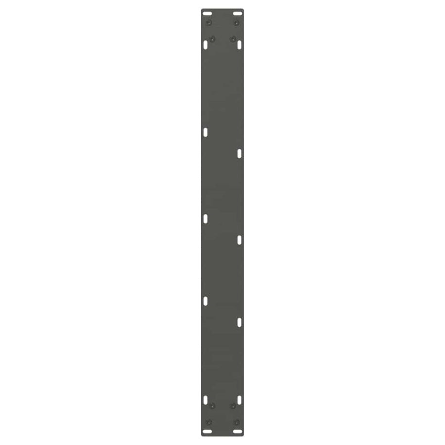Eettafelpoten 2 st V-vormig 70x(72-73,3) cm staal antraciet