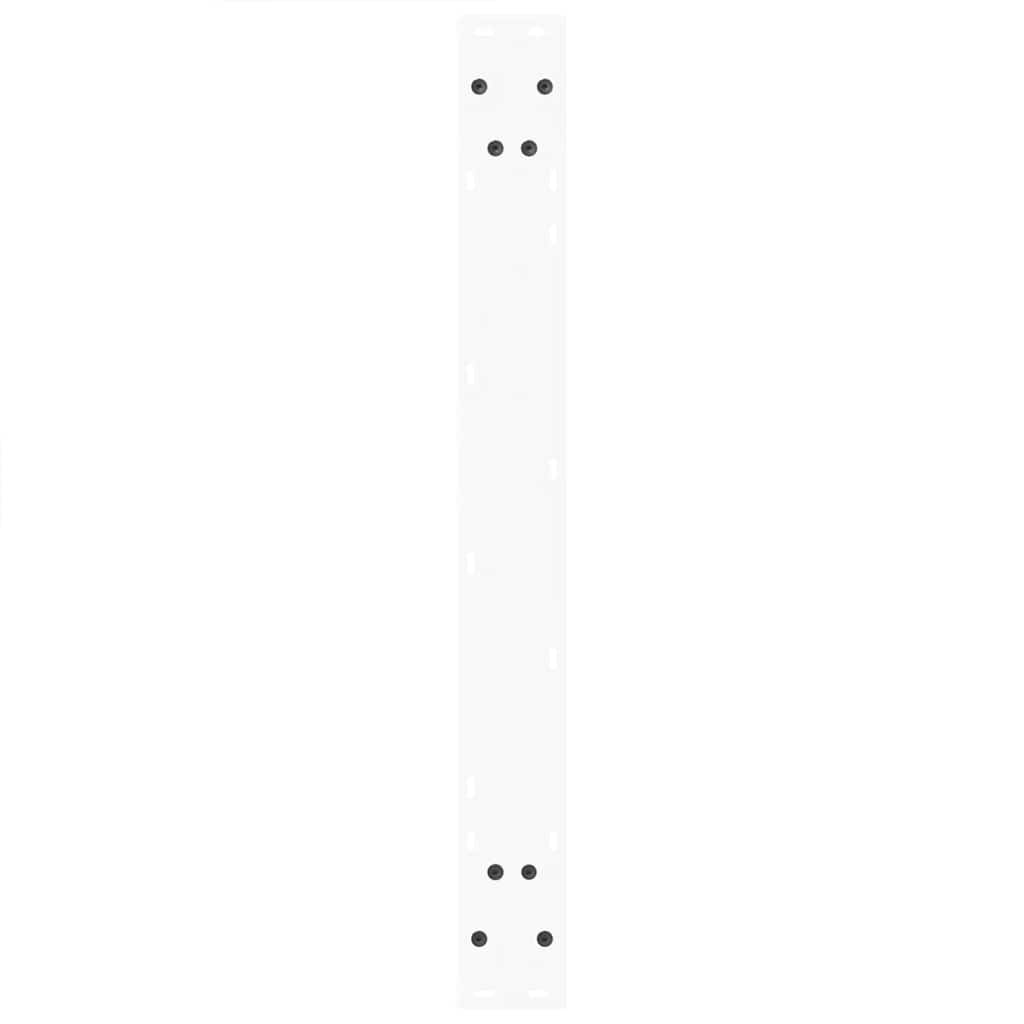 Eettafelpoten V-Vormig 80X(72-73,3) Cm Staal Wit 80 x (72-73.3) cm