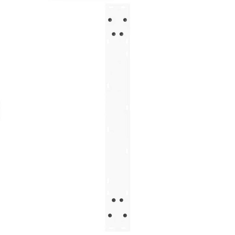 Eettafelpoten V-Vormig 80X(72-73,3) Cm Staal Wit 80 x (72-73.3) cm