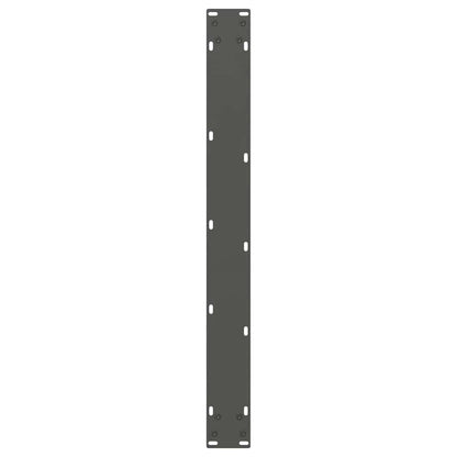 Eettafelpoten 2 st V-vormig 90x(72-73,3) cm staal antraciet