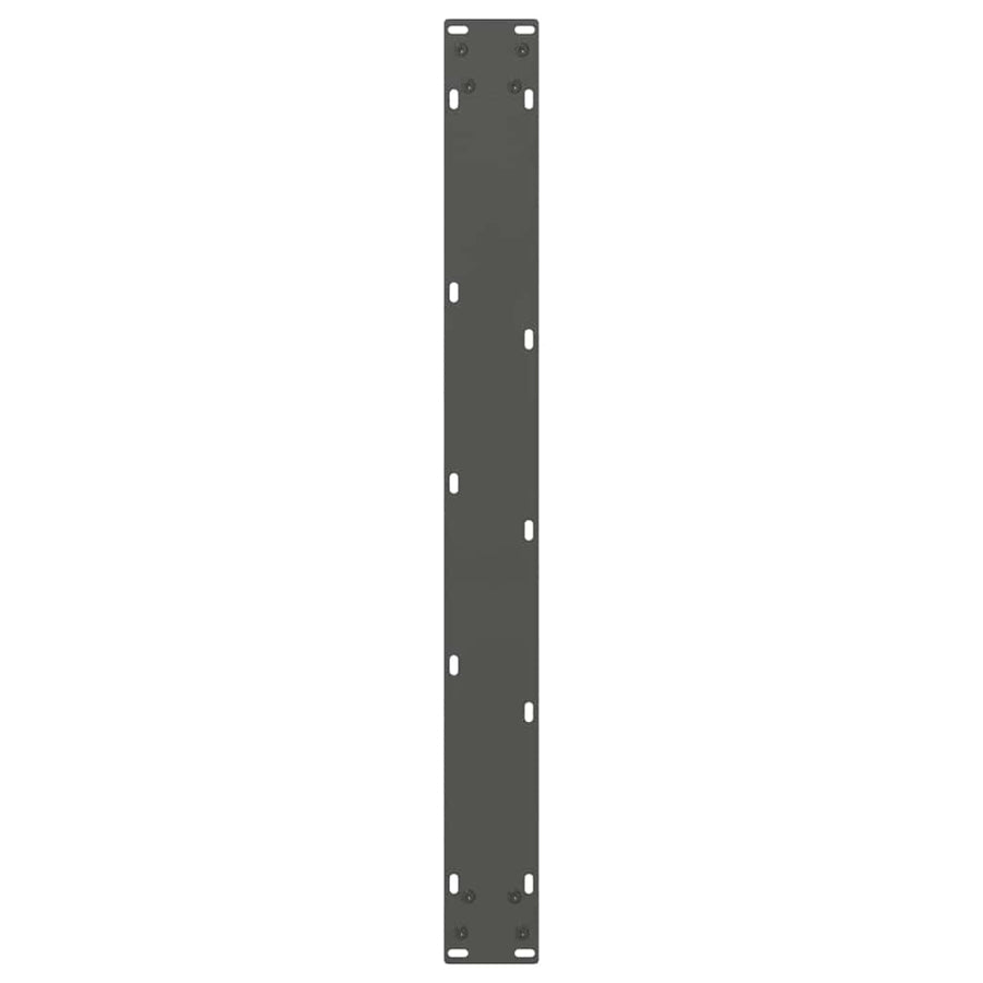 Eettafelpoten 2 st V-vormig 90x(72-73,3) cm staal antraciet