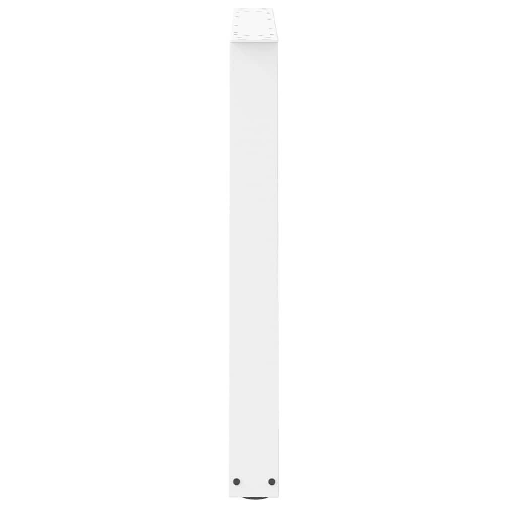 Eettafelpoten V-Vormig 100X(72-73,3) Cm Staal Wit 100 x (72-73.3) cm