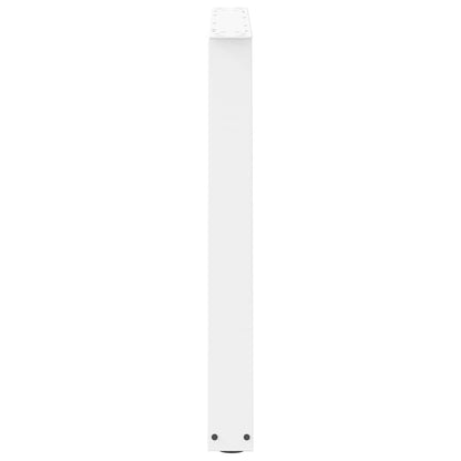 Eettafelpoten V-Vormig 100X(72-73,3) Cm Staal Wit 100 x (72-73.3) cm