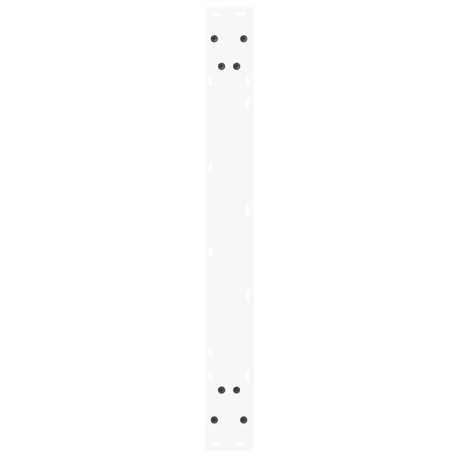 Eettafelpoten V-Vormig 100X(72-73,3) Cm Staal Wit 100 x (72-73.3) cm