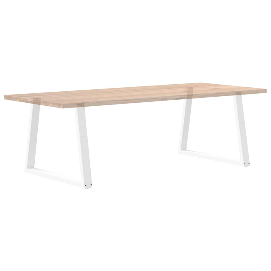 Eettafelpoten V-Vormig 100X(72-73,3) Cm Staal Wit 100 x (72-73.3) cm