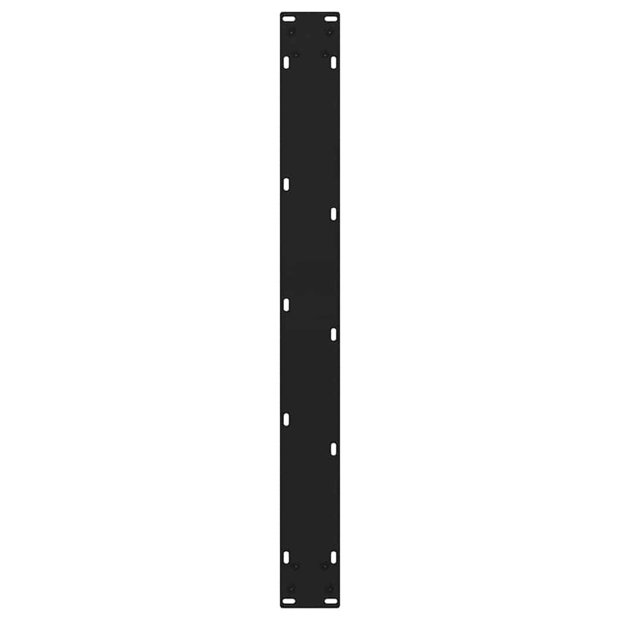 Eettafelpoten 3 st V-vormig 70x(72-73,3) cm staal zwart