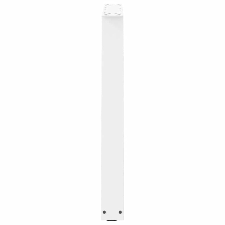Eettafelpoten 3 st V-vormig 70x(72-73,3) cm staal wit