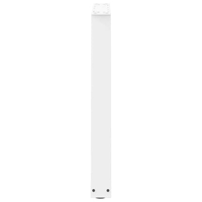 Eettafelpoten 3 st V-vormig 80x(72-73,3) cm staal wit