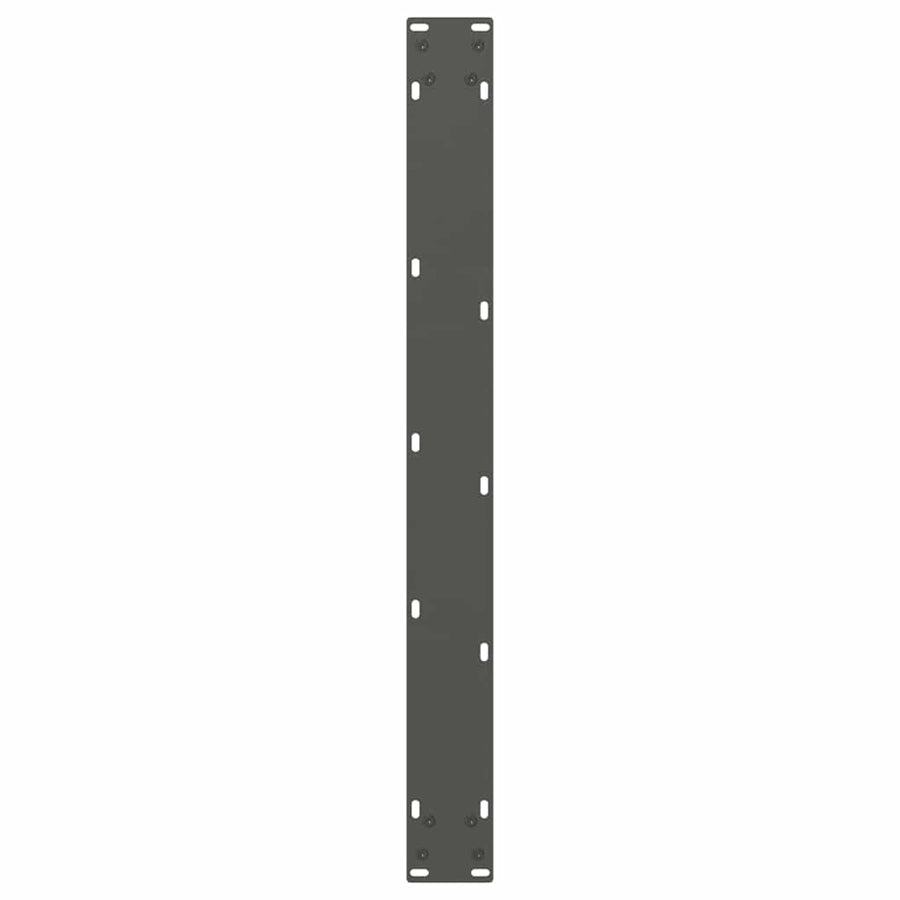 Eettafelpoten 3 st V-vormig 80x(72-73,3) cm staal antraciet