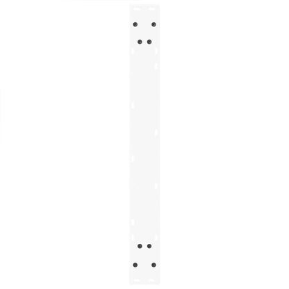 Eettafelpoten 3 st V-vormig 90x(72-73,3) cm staal wit