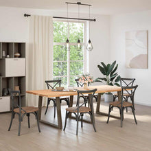 Eettafelpoten 3 st V-vormig 90x(72-73,3) cm staal naturel