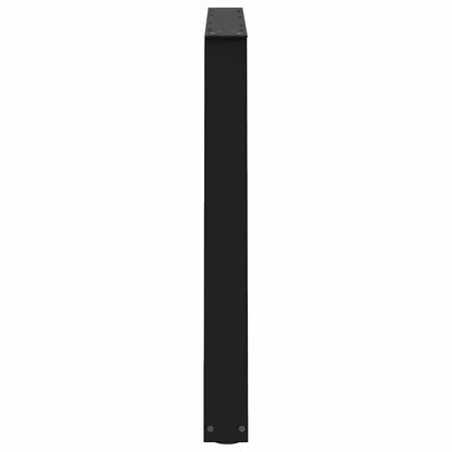 Eettafelpoten 3 st V-vormig 100x(72-73,3) cm staal zwart