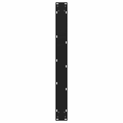 Eettafelpoten 3 st V-vormig 100x(72-73,3) cm staal zwart