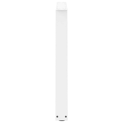 Eettafelpoten 3 st V-vormig 100x(72-73,3) cm staal wit