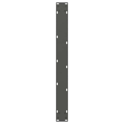 Eettafelpoten 3 st V-vormig 100x(72-73,3) cm staal antraciet