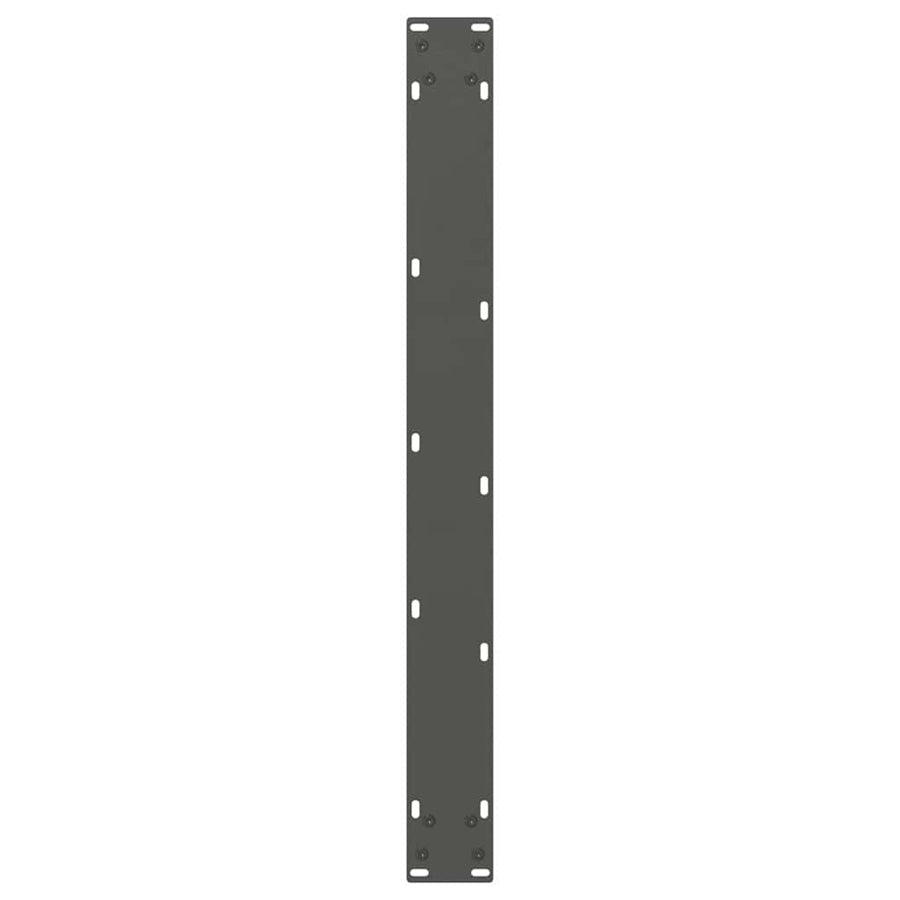 Eettafelpoten 3 st V-vormig 100x(72-73,3) cm staal antraciet