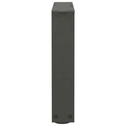Eettafelpoten 2 st V-vormig 30x(30-31,3) cm staal antraciet