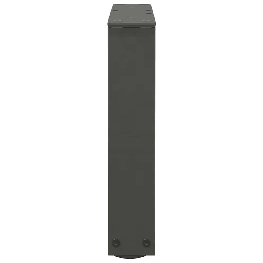 Eettafelpoten 2 st V-vormig 40x(30-31,3) cm staal antraciet