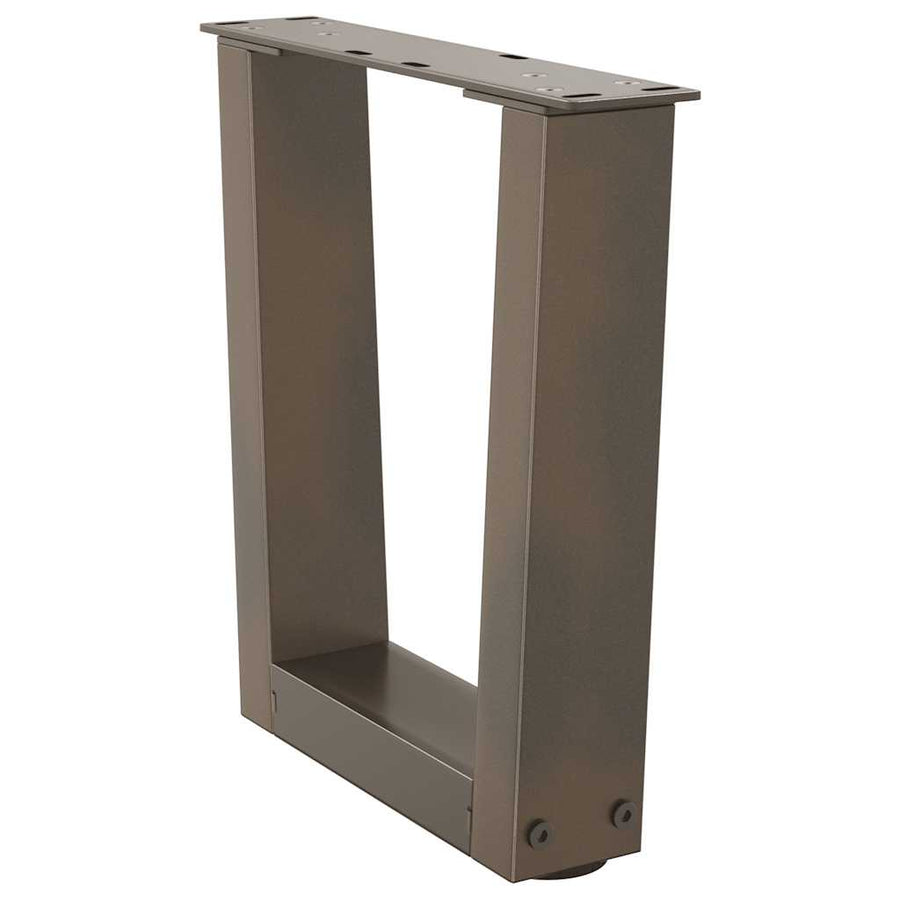 Eettafelpoten 2 st V-vormig 40x(30-31,3) cm staal naturel