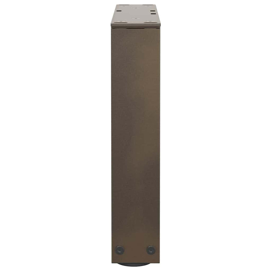Eettafelpoten 2 st V-vormig 40x(30-31,3) cm staal naturel