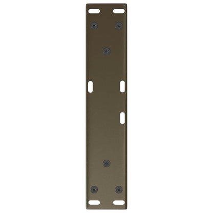 Eettafelpoten 2 st V-vormig 40x(30-31,3) cm staal naturel