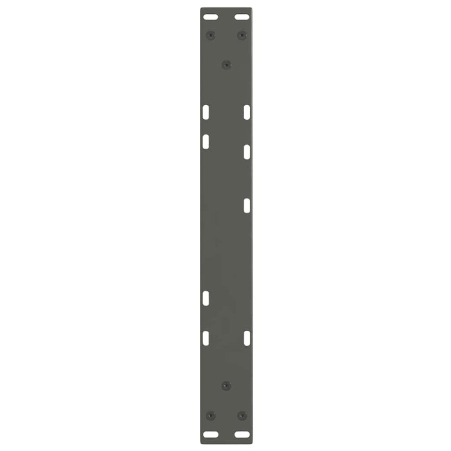 Eettafelpoten 2 st V-vormig 60x(30-31,3) cm staal antraciet