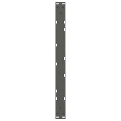 Eettafelpoten 2 st V-vormig 70x(30-31,3) cm staal antraciet