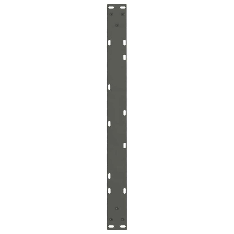 Eettafelpoten 2 st V-vormig 70x(30-31,3) cm staal antraciet