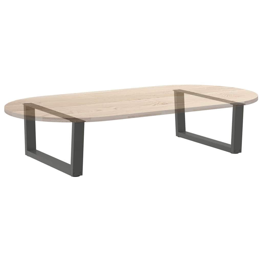 Eettafelpoten 2 st V-vormig 70x(30-31,3) cm staal antraciet
