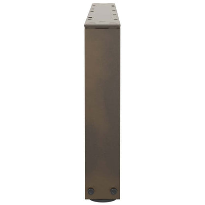 Eettafelpoten 2 st V-vormig 70x(30-31,3) cm staal naturel