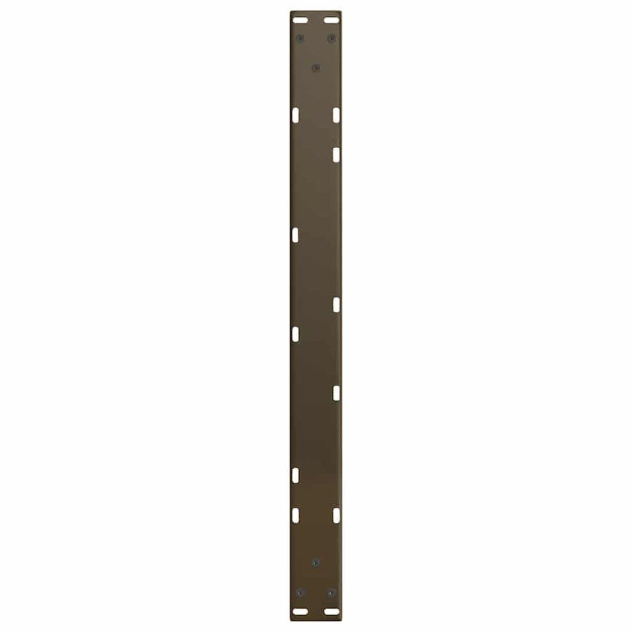 Eettafelpoten 2 st V-vormig 70x(30-31,3) cm staal naturel