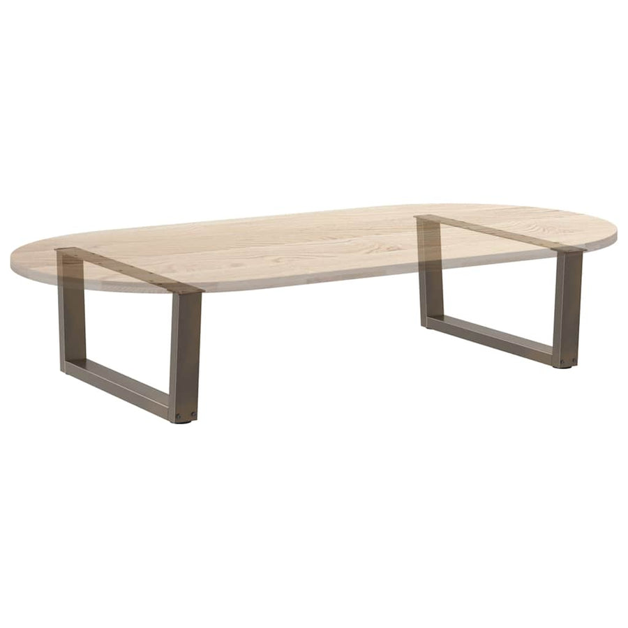 Eettafelpoten 2 st V-vormig 70x(30-31,3) cm staal naturel
