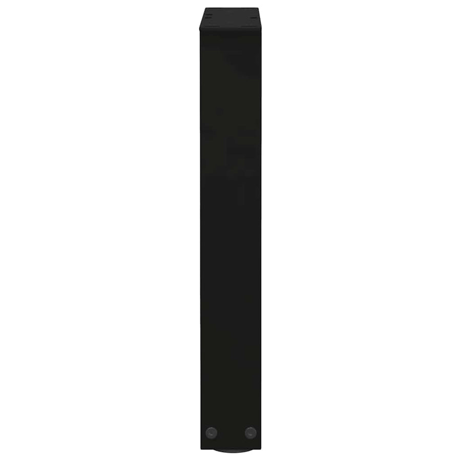 Eettafelpoten 2 st V-vormig 28x(42-43,3) cm staal zwart