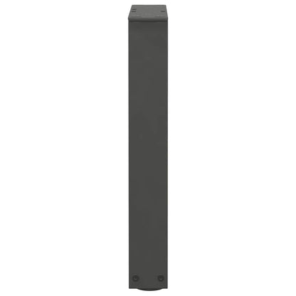 Eettafelpoten 2 st V-vormig 28x(42-43,3) cm staal antraciet
