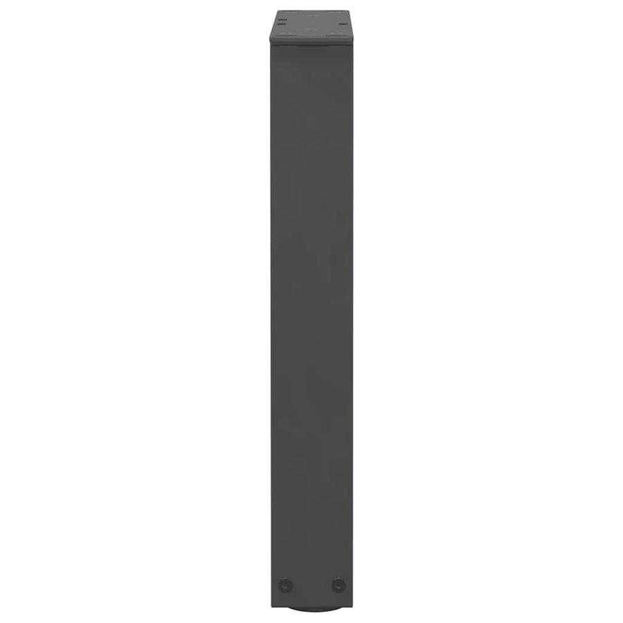 Eettafelpoten 2 st V-vormig 28x(42-43,3) cm staal antraciet