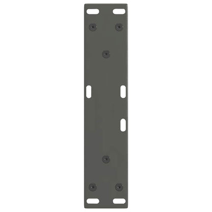 Eettafelpoten 2 st V-vormig 28x(42-43,3) cm staal antraciet
