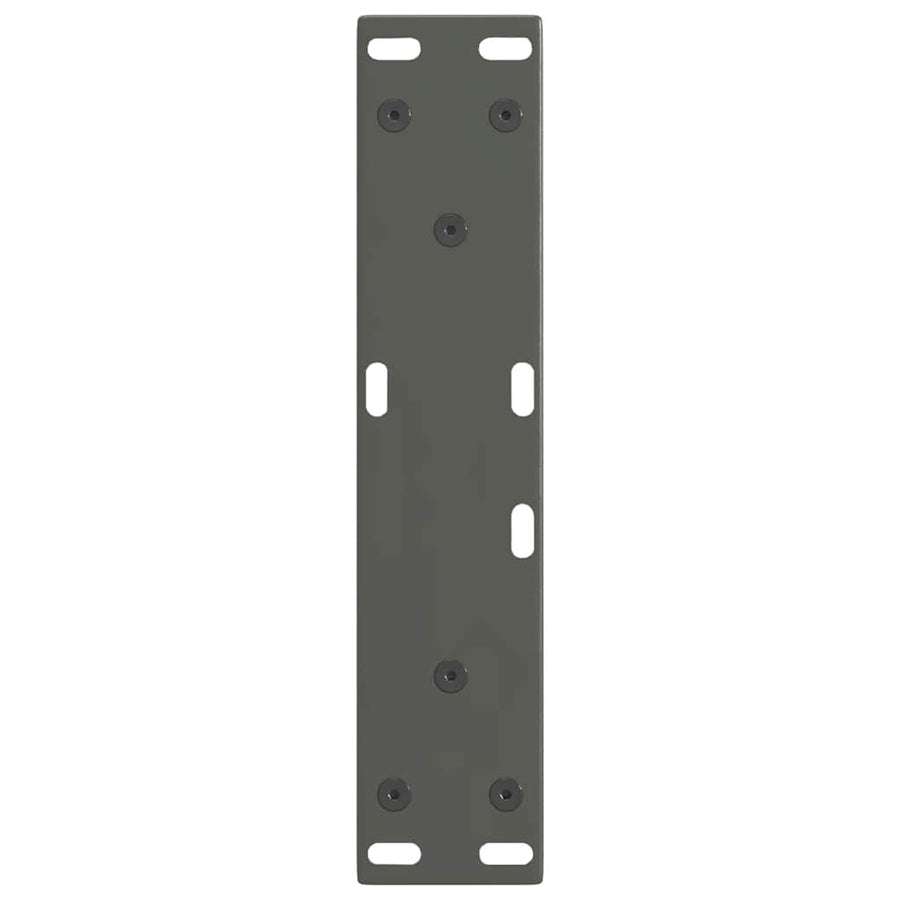 Eettafelpoten 2 st V-vormig 28x(42-43,3) cm staal antraciet